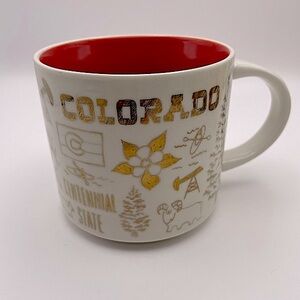 HTF Starbucks Ceramic Coffee/Tea Mug, COLORADO, Been There Series, Dated 2018.